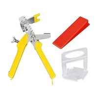 Système de Nivellement de Carrelage Céramique 1mm 1.5mm 2mm 2.5mm 3mm, Cales et Clips de Fixation de Carrelage de Sol 2mm, Pack Varié d'Accessoires de Carrelage