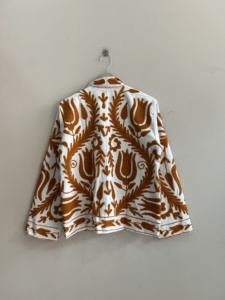 Cotton O-Neck Jacket <b>For</b> <b>Women</b> Handmade Embroidered <b>Coat</b> Boho Jacket Gift <b>For</b> Her - Product Image 6