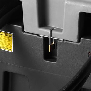 Serbatoio Diesel Portatile da 58 Galloni con Pompa di Trasferimento Elettrica 12V, Portata 10 GPM, Tubo in Gomma da 13,1 Piedi, Attrezzatura per Veicoli - Product Image 1