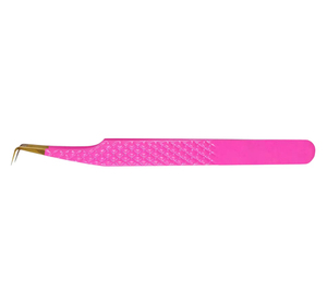 Pinzas para Pestañas de Acero Inoxidable con Recubrimiento en Polvo, Pinzas Profesionales para Extensión de Pestañas y Cejas - Product Image 1