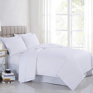 Nouvelle Arrivée Drap de Lit Blanc Moderne Lisse en Coton Très Doux Confort Naturel Non Jetable Tissé 200TC Uni - Product Image 5