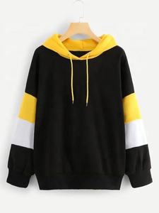 Sweat-shirt unisexe à manches longues, en coton noir, vêtements d'hiver personnalisés brodés, OEM, nouvelle collection - Product Image 6