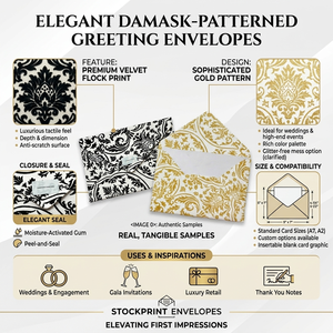 Enveloppes en papier floqué avec finition velours, fabrication OEM, vente en gros, marque privée, qualité export pour emballages de luxe dans le monde entier. - Product Image 6