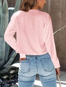 Breathable gym <b>Crop</b> <b>Top</b> sweatshirts Wholesale Crew Neck Custom Winter Streetwear Fleece Gym Fitness Eco-Friendly Sweatshirts - Product Image 3