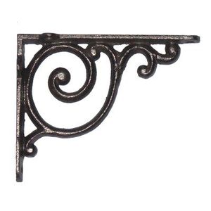 Architectural <b>Wall</b> Mounted Metal Shelf Bracket Supporting <b>Floating</b> Wooden <b>Shelves</b> for Contemporary Interior Design Projects - Product Image 2