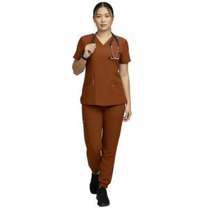 Customized Breathable <b>Nurse</b> <b>Scrub</b> Set Medical Uniform Comfortable Hospital Wear OEM Factory nursing <b>Scrub</b> Uniforms - Product Image 4