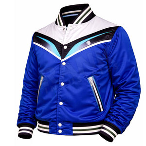 Chaqueta de Invierno Elegante con Acabado Suave, Chaqueta Varsity de Satén, Ligera, Cómoda y con Estilo - Product Image 3