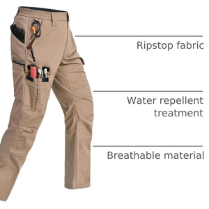 Pantalones de Trabajo Industriales Profesionales con Costuras Reforzadas y Material de Alta Densidad para Máxima Durabilidad en el Trabajo - Product Image 6