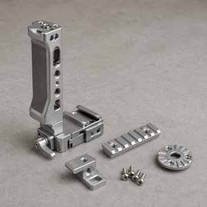 Aluminum Alloy CNC <b>Machining</b> Fabrication <b>Services</b> ODM OEM <b>Machining</b> <b>Services</b> Aluminum Camera Rig Assembly - Product Image 1