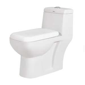 Nouvel arrivage en stock, toilettes monobloc en céramique de haute qualité, design moderne, à poser au sol, pour usage domestique - Product Image 1