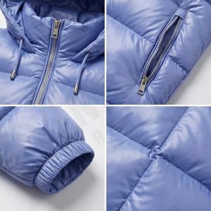 Veste matelassée confortable Xl pour hommes en microfibre douce légère et chaude avec col à capuche pour vêtements d'hiver décontractés pour hommes - Product Image 4