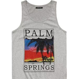 Polyester Coton CasualTrendy Hommes Débardeur Gilet Confortable Singlet Style Tricoté Jersey Sérigraphié Poche Débardeur - Product Image 1