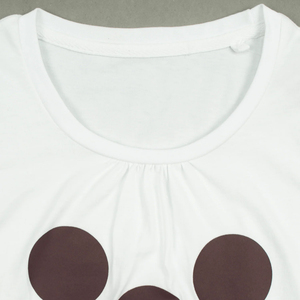 Camiseta de Manga Corta para Mujer, Cuello Redondo, 100% Algodón, Tallas Grandes, Ajustada, de Alta Calidad - Product Image 2