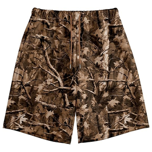 Pantalones Cortos de Lona con Cordón Ajustable, Diseño de Camuflaje Selva, Resistentes al Viento, para Hombre, Estilo Casual Urbano, a la Moda, Cómodos para Actividades al Aire Libre, 100% Personalizables con Logotipo - Product Image 1