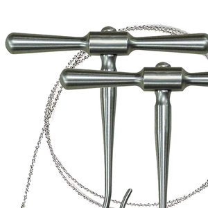 Ensemble de scies Gigli de qualité supérieure, à fil torsadé et poignées en T, en acier inoxydable, instruments chirurgicaux orthopédiques pour la coupe osseuse, CE ISO - Product Image 3