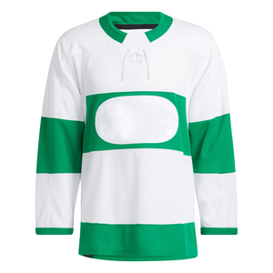 เสื้อฮอกกี้น้ำแข็งโพลีเอสเตอร์ 100% แบบ OEM สั่งทำพิเศษ ระบายอากาศได้ดี พร้อมปักชื่อทีมตามสั่ง สำหรับนักฮอกกี้ ชุดกีฬาแบบสั่งทำ - Product Image 1