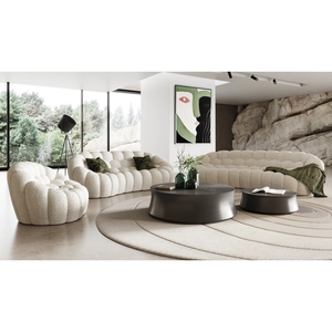 Premium Fabric <b>SOFA</b> LOUNGE SET Modern from Vietnam Sectional <b>Sofa</b> style High Density Sponge <b>Pillow</b> Back Metal/Wood - Product Image 5