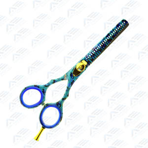 Ciseaux de coupe de coiffure ensemble de ciseaux de salon de coiffure et d'amincissement avec étui Instruments de beauté professionnels de 5.5 pouces - Product Image 2