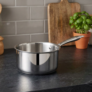 Top Selling 22cm Stainless Steel Triply Saucepan 304 Grade Premium Cookware with Durable Construction for Home Kitchen - Product Image 4