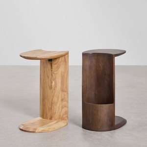 Table d'appoint Vandana Terra Elara 45x30 cm en bois Kenoly - Product Image 6