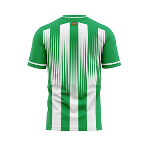 เสื้อเจอร์ซีย์กีฬาผู้ชาย MADE4MATCH สีแดงขาวลายทาง แขนสั้น คอกลม ระบายอากาศได้ดี ผลิตจากผ้าโพลีเอสเตอร์ ซับเหงื่อ แห้งไว ทรงสปอร์ต - Product Image 4