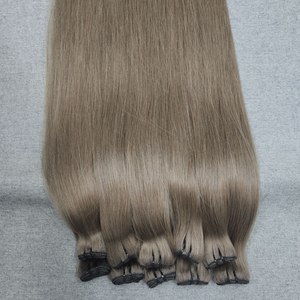 Extensiones de trama de cabello humano Remy 100% de doble dibujado, cutícula completa alineada, trama de máquina, cabello suave y sedoso, venta al por mayor - Product Image 5