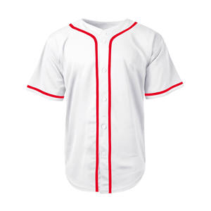 Camiseta de Béisbol de Color Sólido, MOQ Bajo, Camiseta de Béisbol con Impresión por Sublimación Personalizada de Alta Calidad, Servicio OEM - Product Image 5