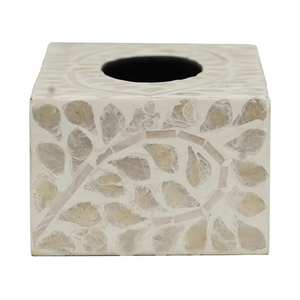 Best Selling Floral Design Handmade Bone Inlay <b>Tissue</b> <b>Paper</b> Box Wholesale Manufacturers and Exporters - Product Image 2