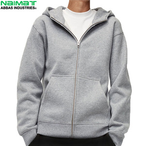 Dual Layer Defense Full Zip Up Hooded Sweatshirt Men Winter Gym Training Heavy Weight Outer Layer Coat Clean Layout <b>Pla</b> - Product Image 2