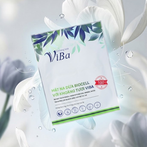 Masque en tissu hydratant et revitalisant pour le visage Youth Biocell, unisexe, à l'eau minérale de noix de coco fermentée du Vietnam, effet instantané - Product Image 5