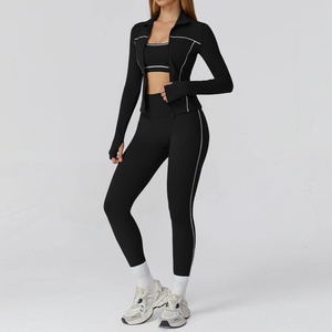 Conjuntos Deportivos de Yoga sin Costuras para Mujer - Shaghaf Sports - Product Image 3