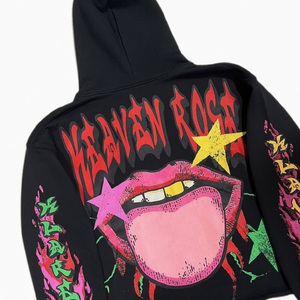 Sudadera con Capucha Personalizada 100% Algodón Estampada para Hombre, Corte Holgado, Impresión Digital, Estilo Urbano, OEM, Unisex - Product Image 6