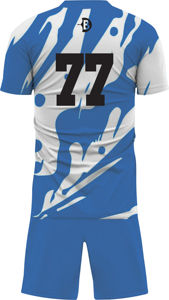Ensemble de maillots de sport classiques verts pour hommes, 100% polyester, nouvelle arrivée, uniformes de football, logo personnalisé, sublimation - Product Image 3