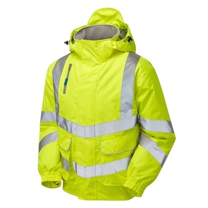 เสื้อแจ็คเก็ตบอมเบอร์แบบมีซิปสำหรับผู้ชาย Hi Viz Workwear รุ่น 3 Class ความปลอดภัยสูง มองเห็นได้ชัดเจน - Product Image 1