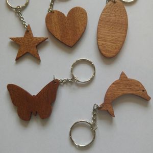 โรงงานนิโคร รับทำพวงกุญแจไม้รูปทรงสี่เหลี่ยมผืนผ้า สลักโลโก้ ของที่ระลึก ของขวัญ พวงกุญแจรถยนต์ - Product Image 2