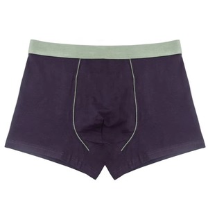 Men Cotton Spandex <b>Trunks</b> Breathable Stretch Everyday Underwear OEM Supplier Wholesale Factory Direct - Product Image 1