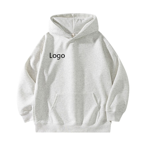 Casual Outdoor Streetwear Oversized Solid Color Loose <b>Long</b> Sleeve Unisex <b>Hoodies</b> 330gram by Misha Sports Custom Manufacture - Product Image 6