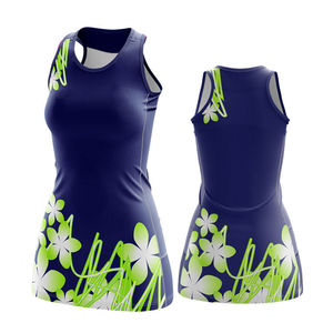 <b>Custom</b> Sublimated Netball Uniform Premium Quality Breathable Netball <b>Dress</b> Lightweight Quick Dry Polyester Team Sportswear - Product Image 1