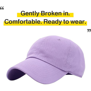 Gorra de Béisbol Lavanda de 6 Paneles, Sarga de Algodón, Ajustable con Cierre a Presión, Unisex, Casual, para Primavera y Verano - Product Image 3