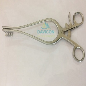 Retracteur réutilisable WEITLANER 4X4 à pointes émoussées, ouverture 1 3/10 cm, longueur 22,5 cm, en acier inoxydable, conforme à la norme CE, instrument chirurgical - Product Image 1