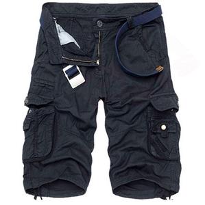 Pantalones Cortos Cargo Casuales de Verano, Transpirables, con Múltiples Bolsillos, 100% Poliéster, Nueva Llegada - Product Image 5