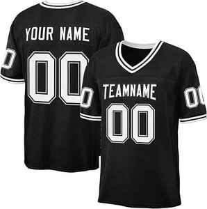 Custom Logo 100% Polyester Quick Dry Lightweight Breathable Short Sleeve Soccer Jersey for Men's Adult Teams Clothes Wear - Product Image 2