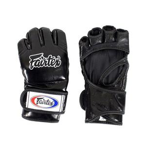 ถุงมือต่อสู้ MMA แบบครึ่งนิ้ว รุ่นล่าสุด คุณภาพสูง Fair tex พร้อมห่วงนิ้วโป้งแบบเปิด  โลโก้สั่งทำได้ OEM ฝ่ามือเปิดสำหรับการต่อสู้แบบ Grappling - Product Image 1
