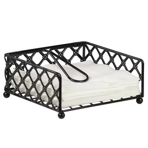 Modern Metal Napkin Holder Free Standing Table Decorative <b>Stand</b> - Product Image 3