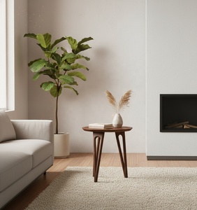 Mesa Auxiliar de Madera Maciza de Mediados de Siglo para Sala de Estar, Hoteles, Restaurantes, Bares, Villas - Product Image 5