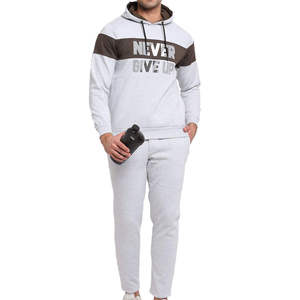 Conjunto Deportivo Personalizado para Hombre, Sudadera con Capucha Gris y Pantalones Jogger, Ropa Deportiva, Trajes de Gimnasio, Conjunto de Entrenamiento Informal para Hombre - Product Image 6