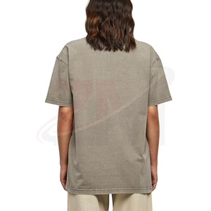 เสื้อยืดโอเวอร์ไซส์ผ้าฝ้ายพรีเมียมสำหรับผู้หญิง สไตล์สตรีทแวร์ รับผลิตเสื้อผ้าพร้อมโลโก้ตามสั่ง สำหรับทุกฤดูกาล - Product Image 3