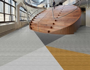 Alfombra de suelo de vinilo tejido comercial, absorción de sonido, resistencia a los arañazos, para cafetería, <span class=keywords><strong>biblioteca</strong></span>, Oficina - Product Image 3