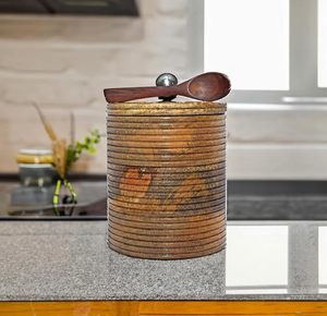 Premium Wooden Container Budget Friendly Decorative <b>Storage</b> <b>Box</b> for Spices Sugar Tea and Coffee - Product Image 3