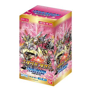 TCG Digimon BTK-4 Great Legend Booster Box 24 Paquets Coréens Scellés – Jeu de Cartes à Collectionner en Gros pour Distributeurs - Product Image 1